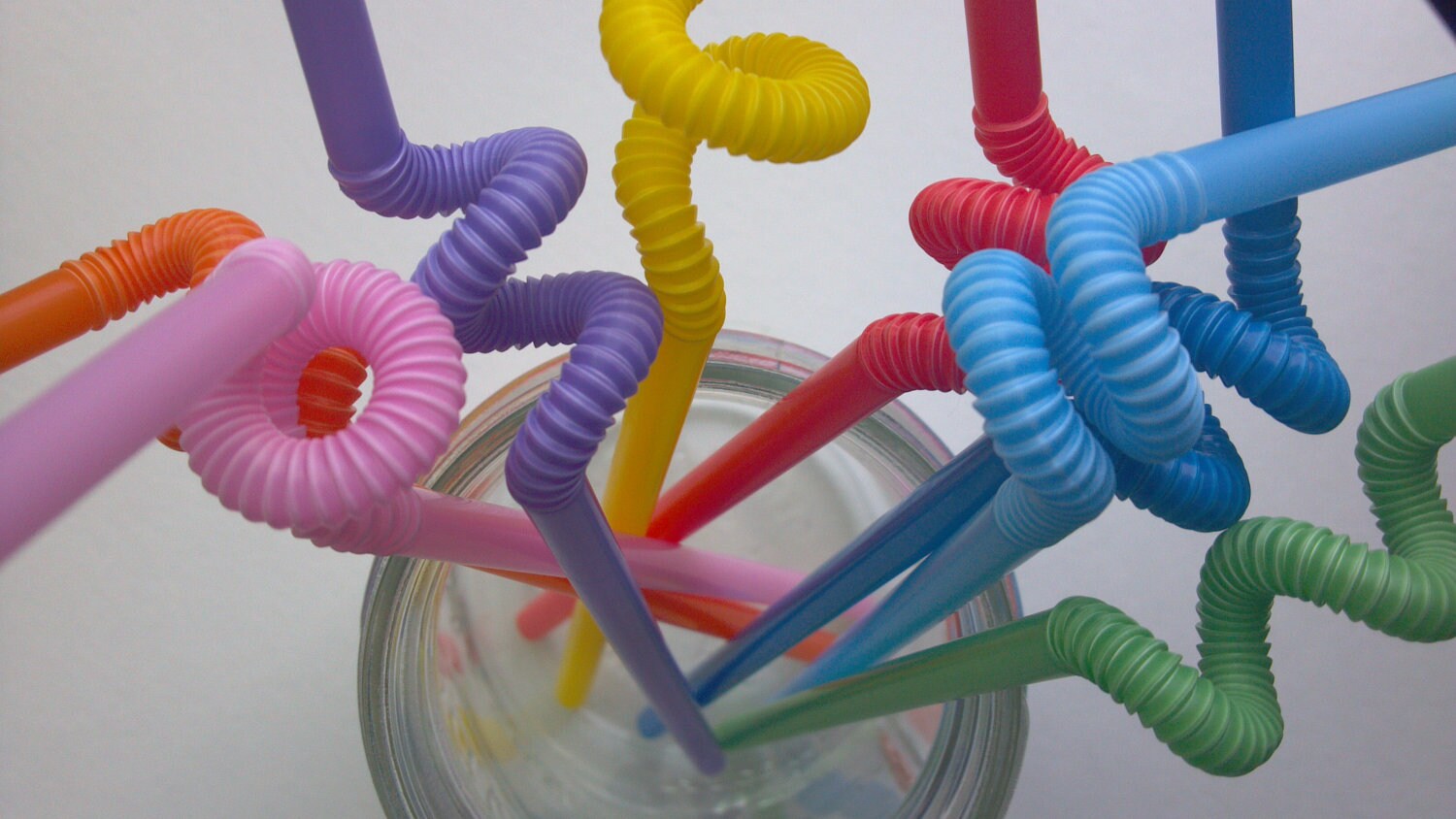 Rainbow Super Bendy straws make shapes knots 50 pcs perfect Etsy