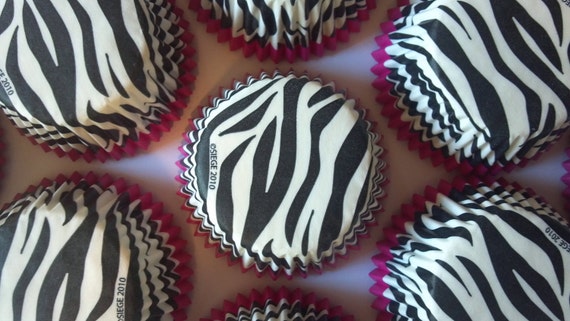 Heißen Rosa Zebra Kuchen Backen Tassen Wrapper 50 Stück Ideal Für Ihre Glamour Diva Rock Stern Party Oder Bachelorette Und Schicke Hochzeit