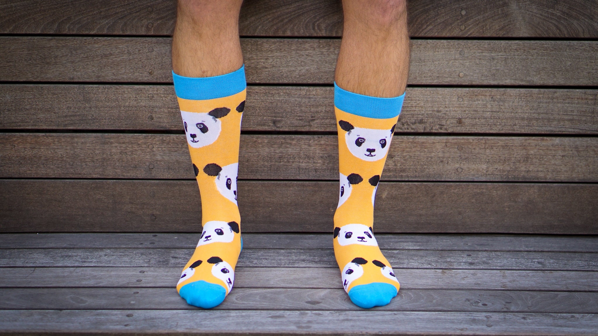 Graphic Socks for men Novelty socks men Panda Socks Etsy