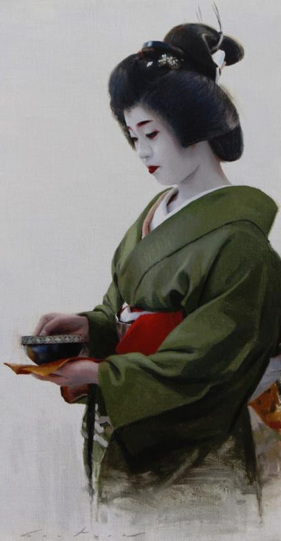 アート・デザイン・音楽 JAPANESE PRINCESS/KEN_ ICHI MURATA Ichimari - Signed 8