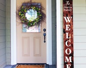 6ft Personalized Welcome Sign with Family Name