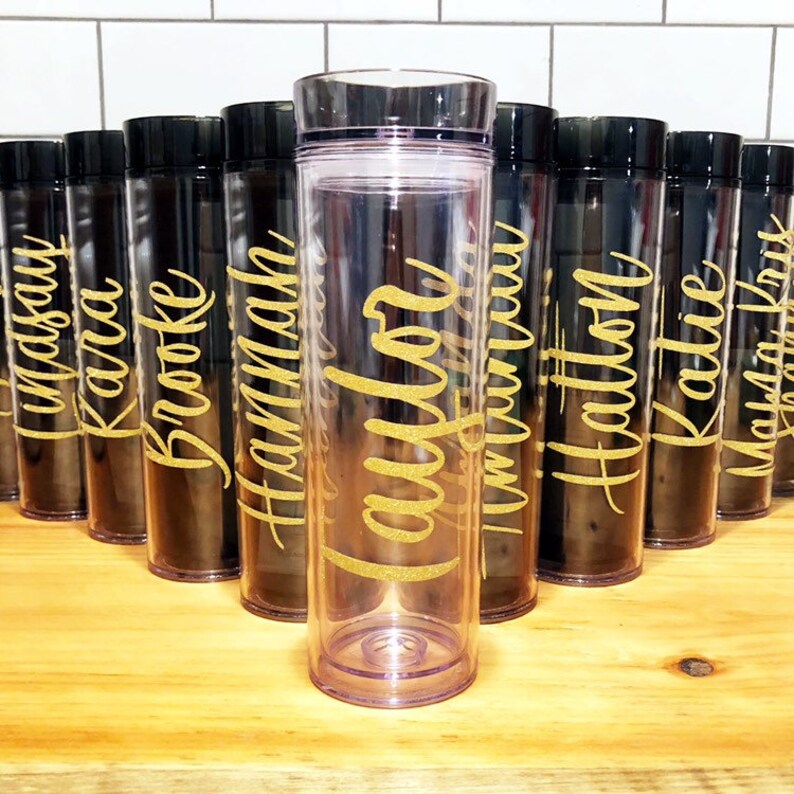 Personalized Tumbler Custom Tumbler with Straw Acrylic Etsy