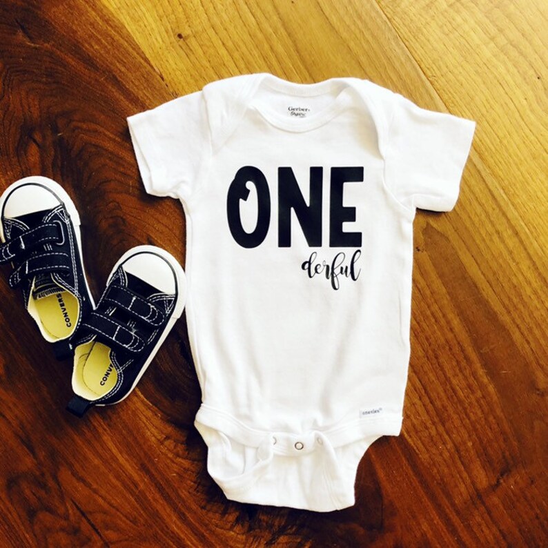 First Birthday Onesies® ONEderful OnesieParty Baby Etsy
