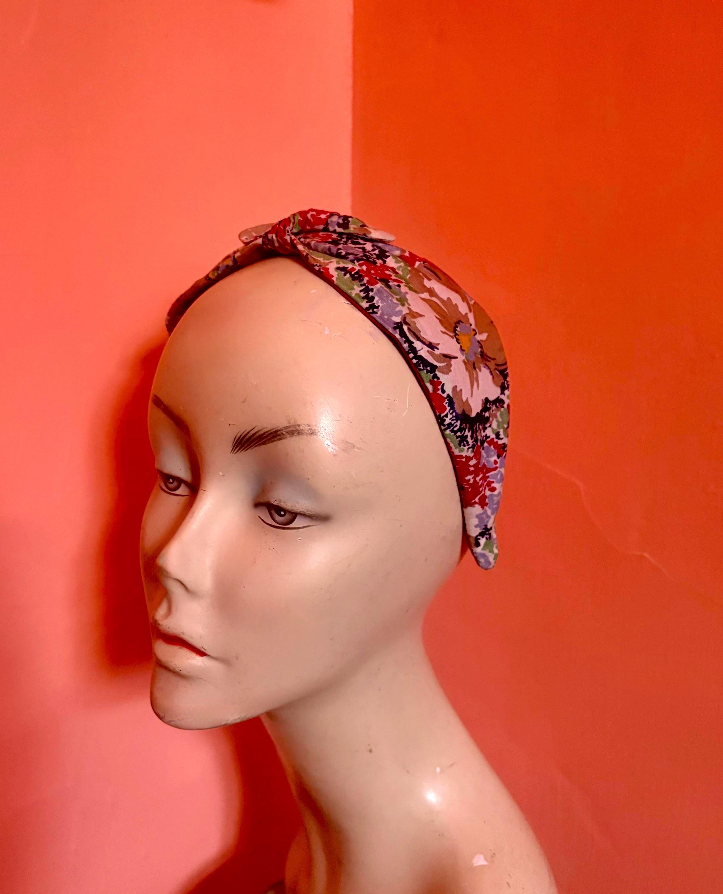 ⭐️ Allana Knotted Floral Boho Peasant Hipster Chic Hippie Farm Cottage Headband ⭐️ Allana Knotted Floral Boho Peasant Hipster Chic Hippie  main image 3