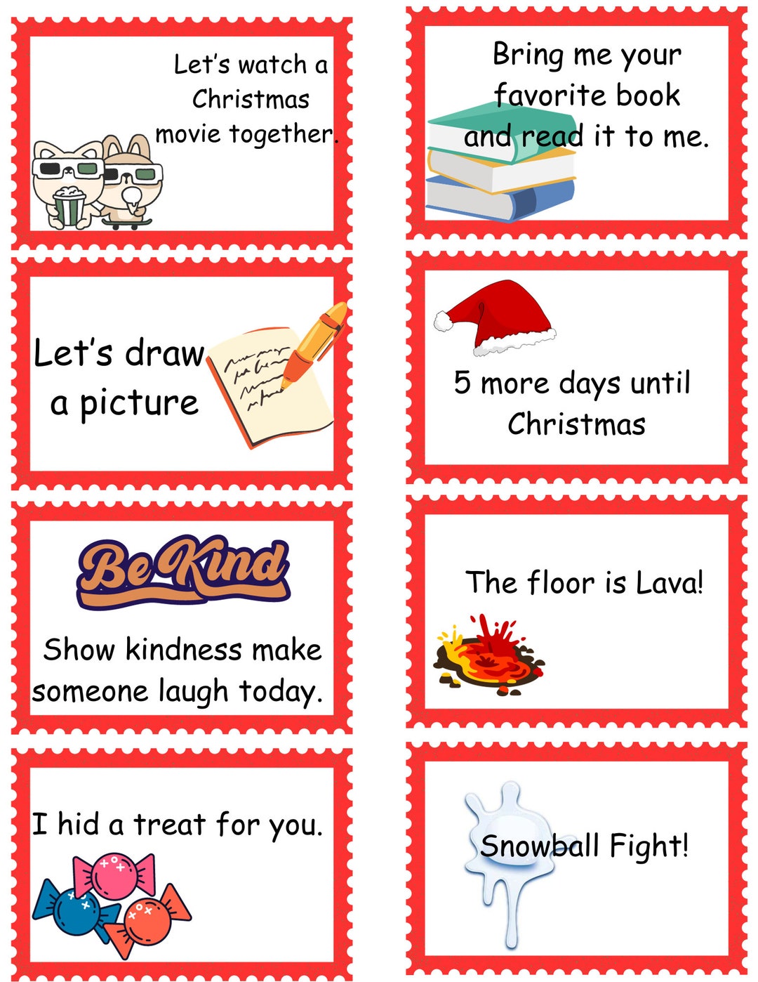 Elf on the Shelf Printable Cards - Etsy UK