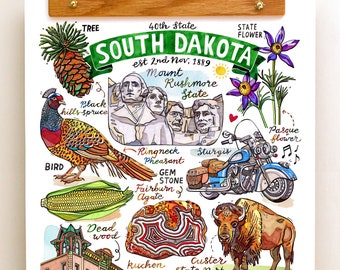 South Dakota Print.