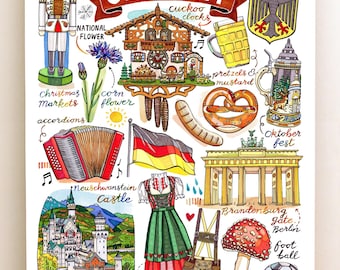 Lámina artística de Alemania.