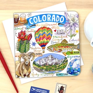 Carte pour correspondance du Colorado. Une seule carte ou un lot de 4.
