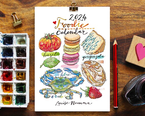 Calendriers Muraux - 2024- Kitchen -30X29 - Food & Drink