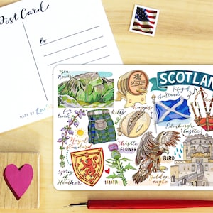 Schottland Postkarte.