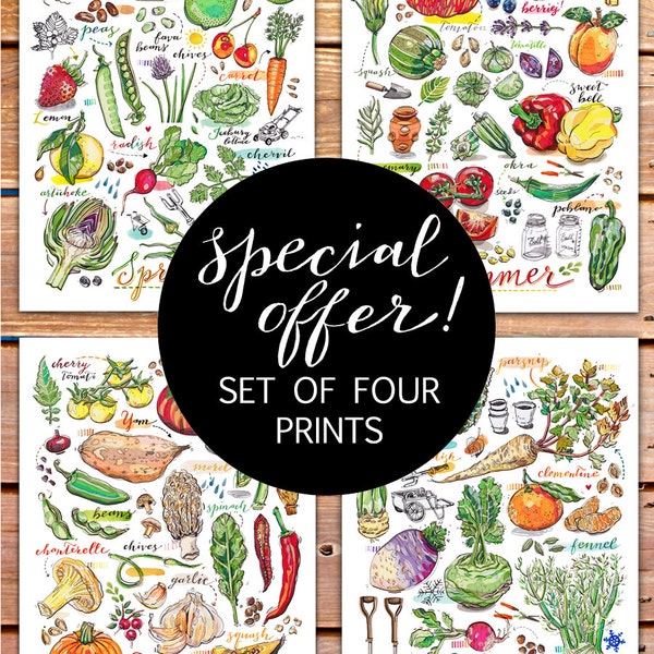 Four Seasons Garden Decor Etsy