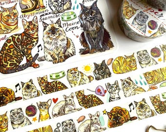 Cats Washi Tape.