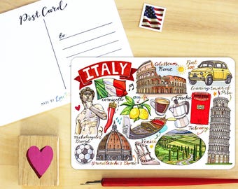 Italy postcard.
