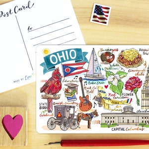 Ohio State Postcard.