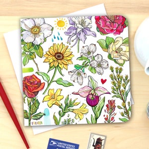 Flowers of North America notecards.