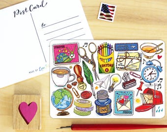 Happy Mail postcard.