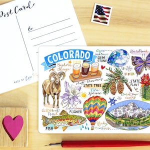 Cartolina dello Stato del Colorado.