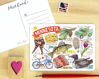 Minnesota State Postcard.