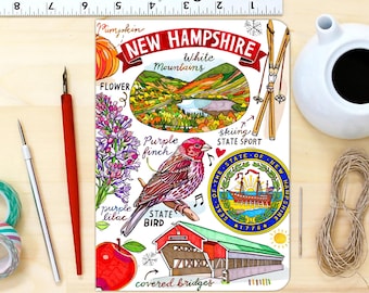 New Hampshire notebook, Blank journal.