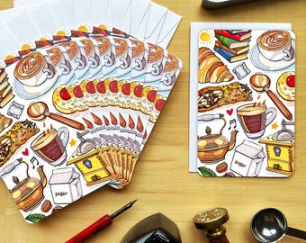 Coffee & Cake Mini Notes.