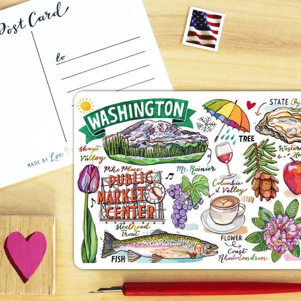 Washington State Postcard.