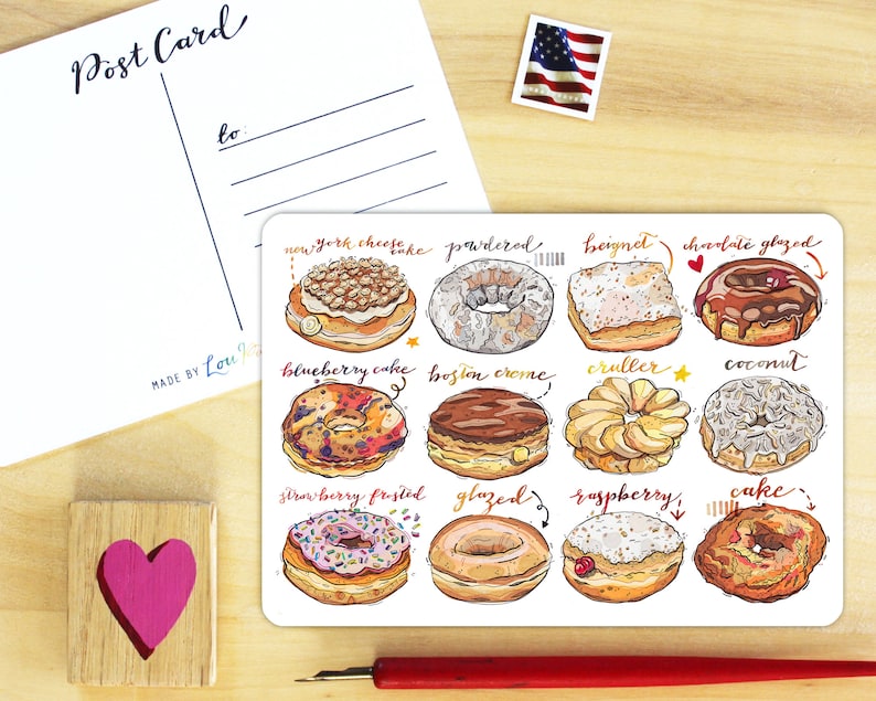 Donuts Postcard. image 1