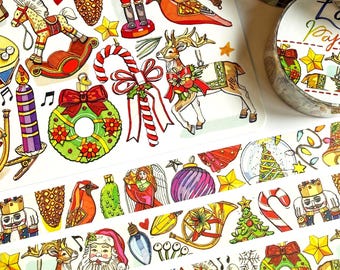 Holiday Ornaments Washi Tape.
