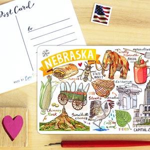 Cartolina del Nebraska.