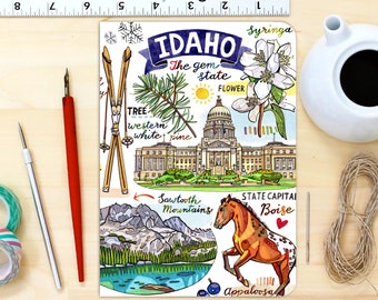 Idaho notebook, Blank journal.