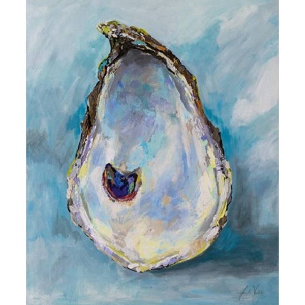 Z CANVAS PRINT of art Oyster Heart beat 24x30h