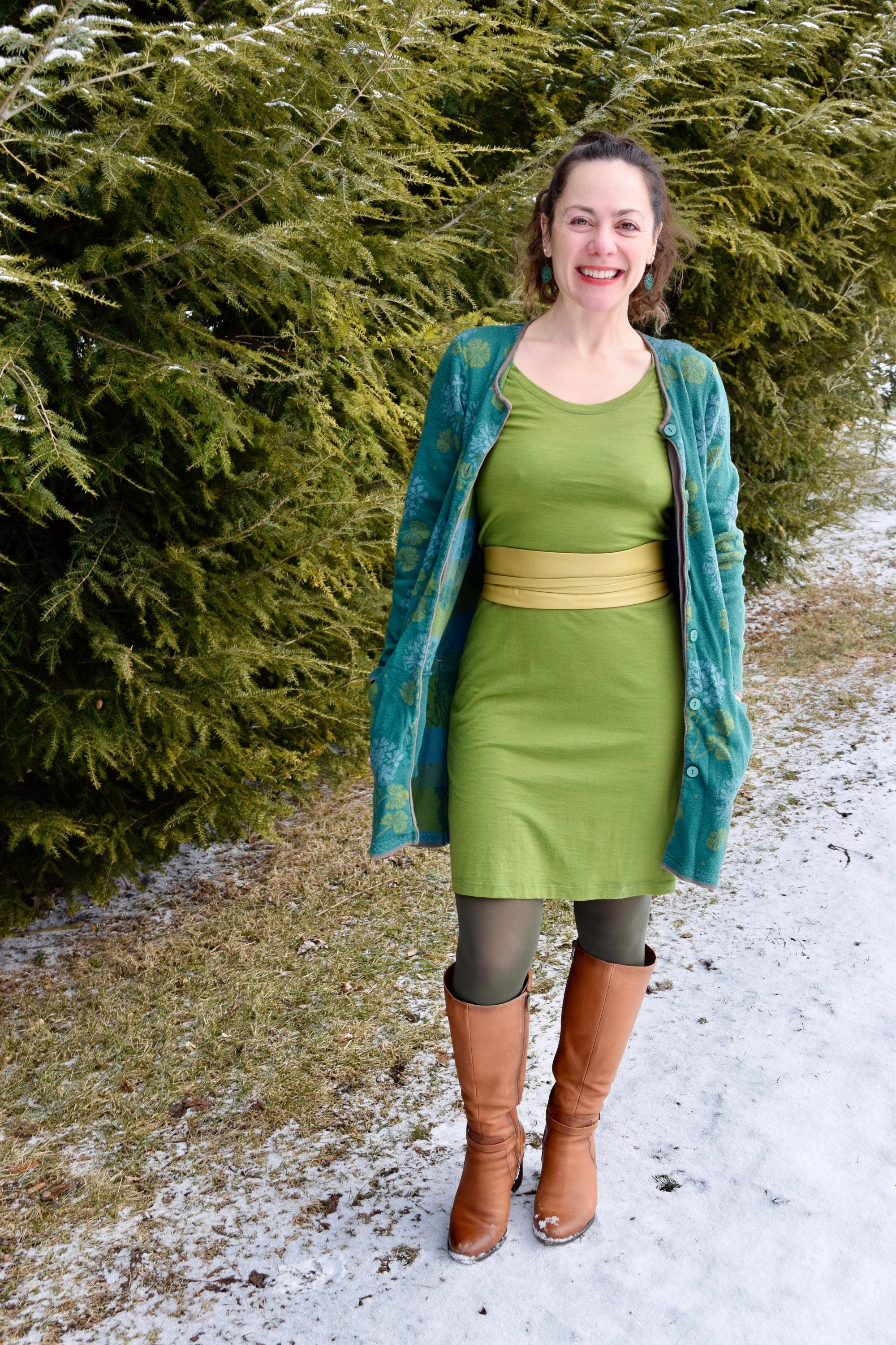 Olive Green Obi Belt - Etsy Ireland display picture 2