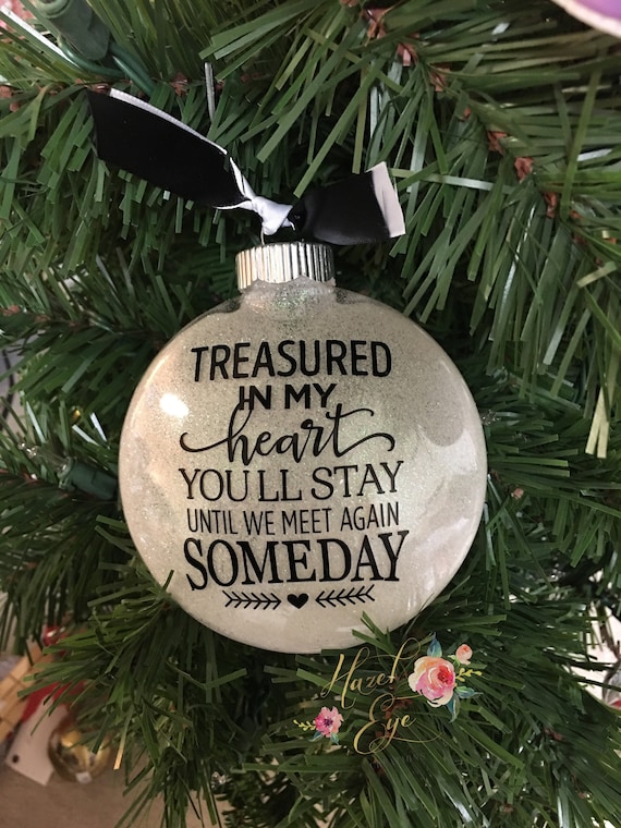 Goodbyes Are Not Forever Until We Meet Again Memorial Christmas Ornaments For Loss Of Loved Ones