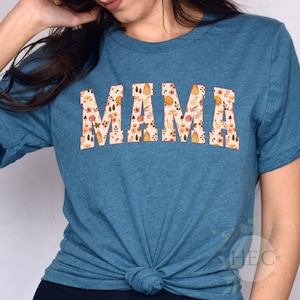 Mama - Fall - pumpkins - fall t-shirt - unisex t-shirt