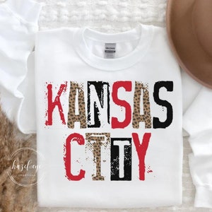 Kansas City block letters - Unisex Sweatshirt