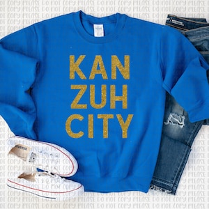 Kan zuh city (glitzern) - Unisex Sweatshirt