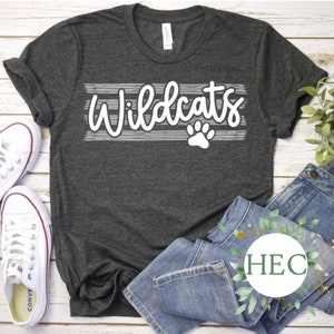 Gatos monteses - mascota de los gatos monteses - mamá deportiva - camiseta unisex