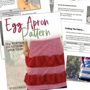 Crochet Pattern INSTANT PDF DOWNLOAD Crochet Egg Apron Farmhouse Apron  Amara Apron Nellas Cottage Crochet Egg Collecting Apron 