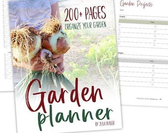 Gardening Planner | The Ultimate Vegetable Garden Planner | Planner Printable | Gardening Journal | Gardening Gift | Gardening Kit | PDF