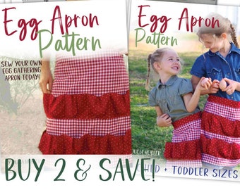 Egg Apron Pattern Child & Adult—2 Downloads