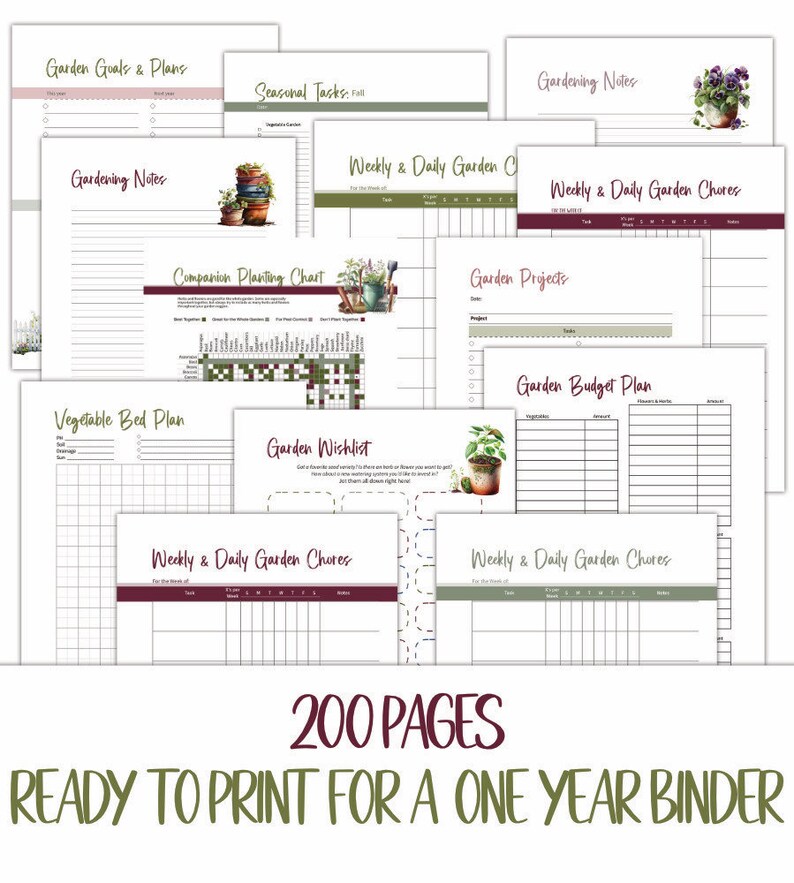 a peak inside the garden planner