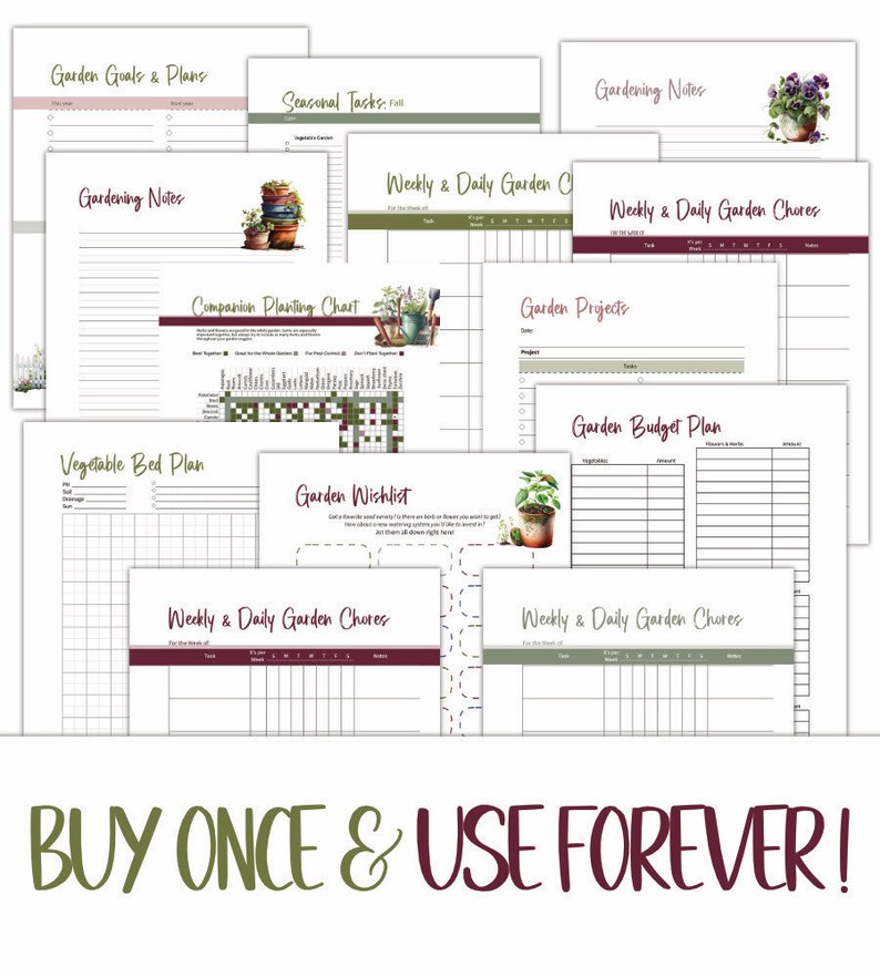 inside the garden planner