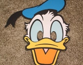 Donald Duck Photo Booth Prop Paper Mask Adult Size - Etsy