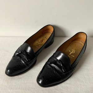 YSL |  men&#39;s oxfords | tasseled wingtip loafers | US 7