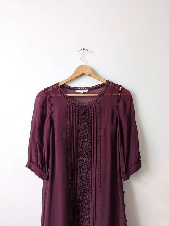 rebecca taylor dot embroidered dress Clip-Dot Shirt Dress main image 1