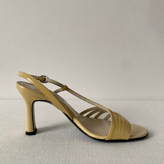 SONIA RYKIEL | strappy yellow heels | patent leat… - image 5