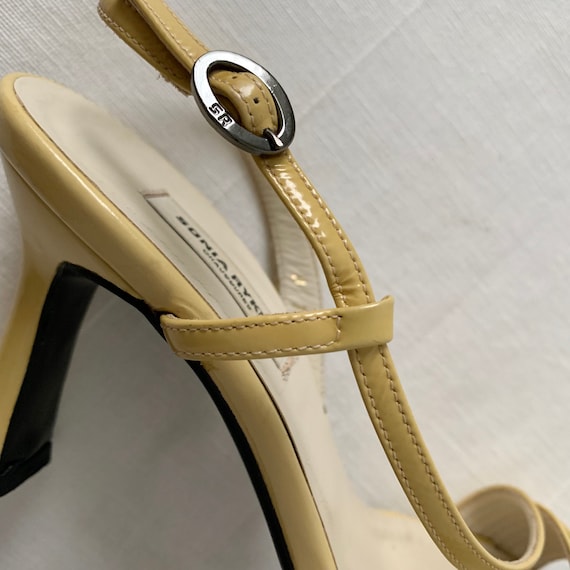 SONIA RYKIEL | strappy yellow heels | patent leat… - image 6