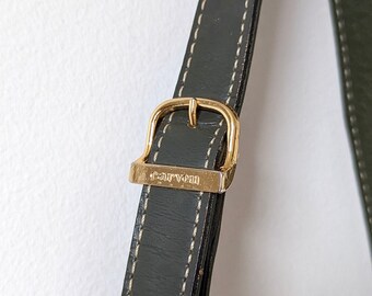 CARVEN | Two-tone Green Crossbody Purse | Horsebit Detail - Etsy