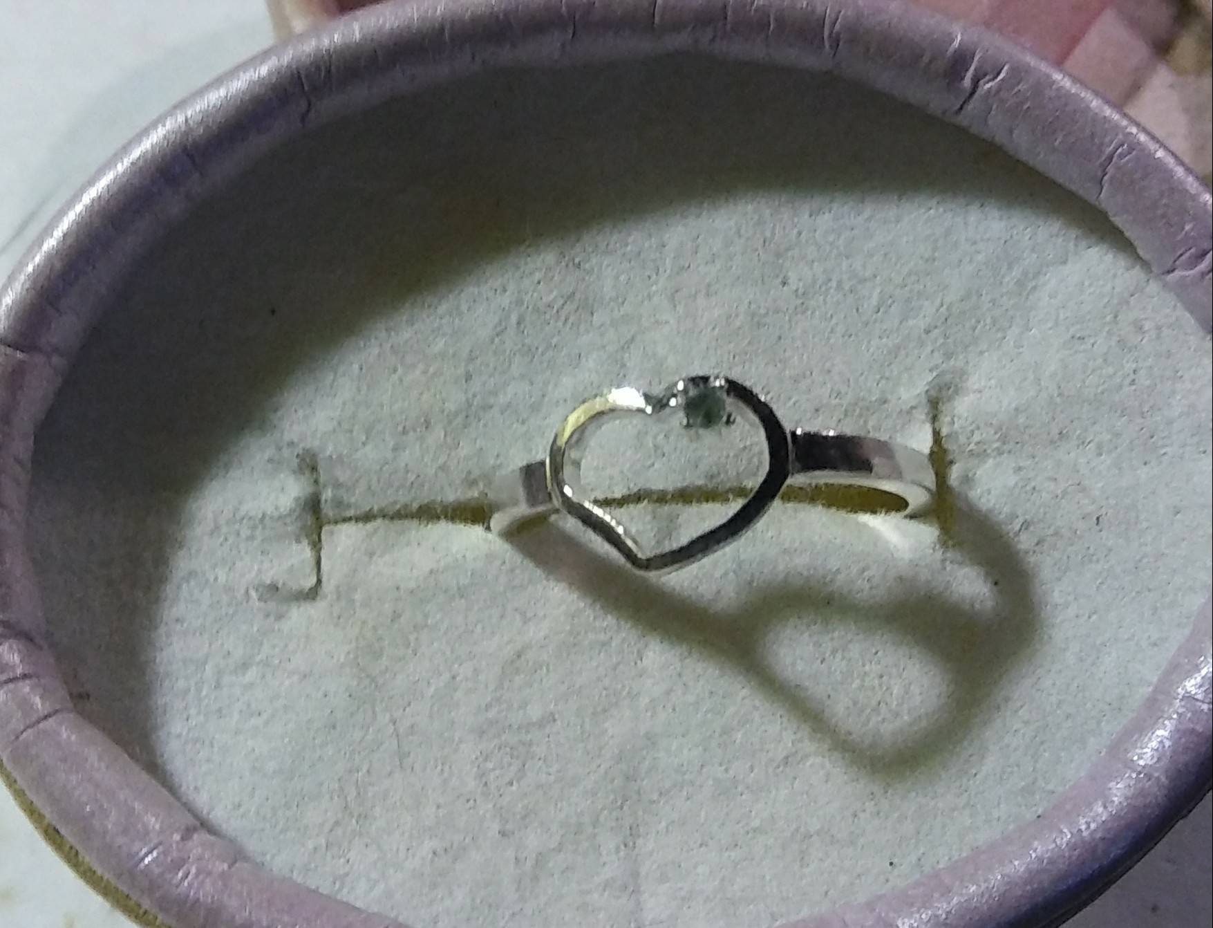 Natural Color Change Alexandrite Sterling Silver Engagement Ring