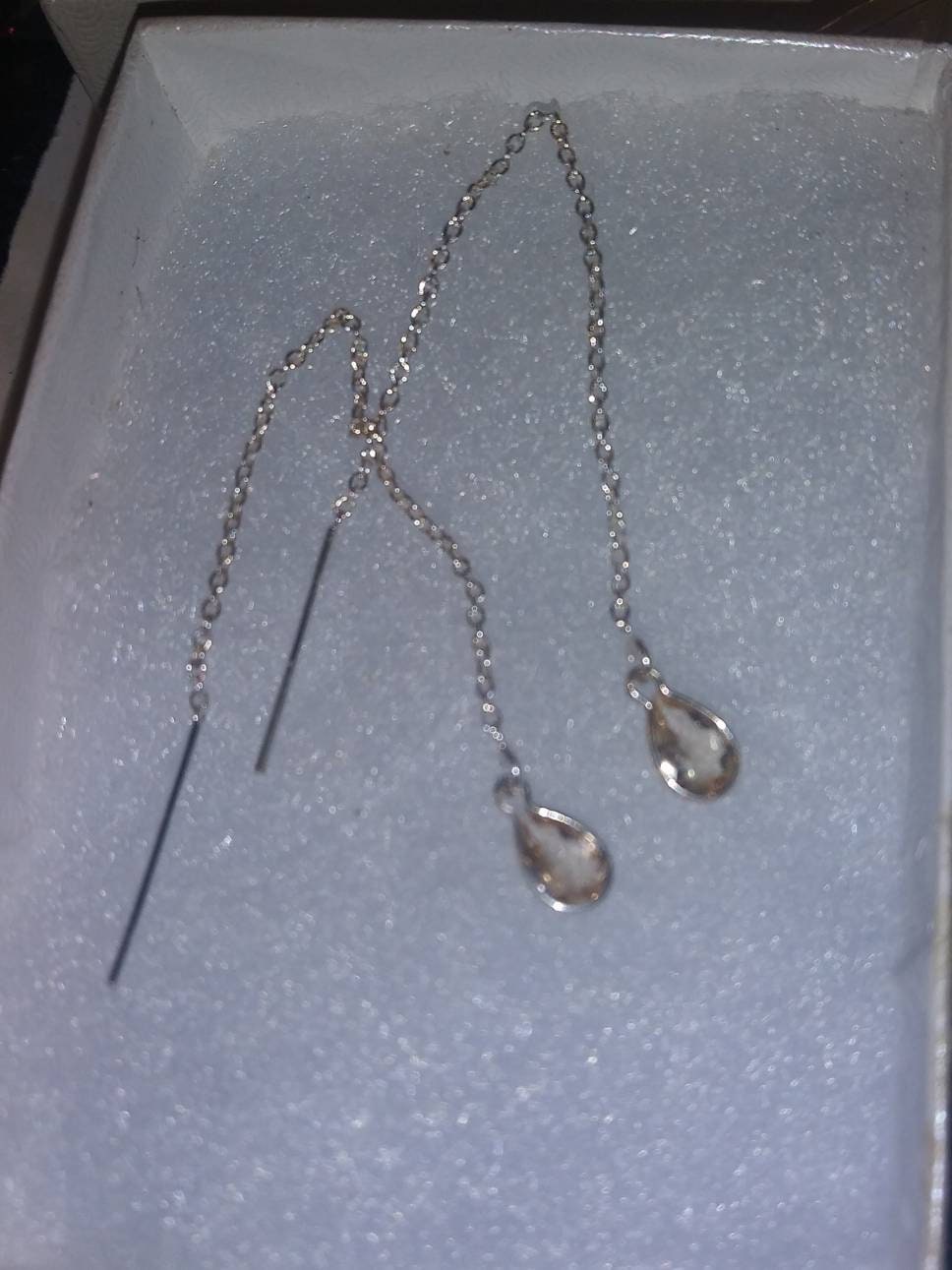 Natural Morganite Sterling Silver Earrings
