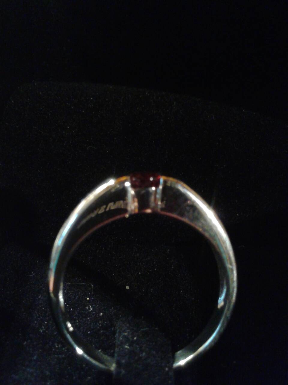 Natural Cinnamon Zircon Sterling Silver Gent's Ring - Thumbnail 3